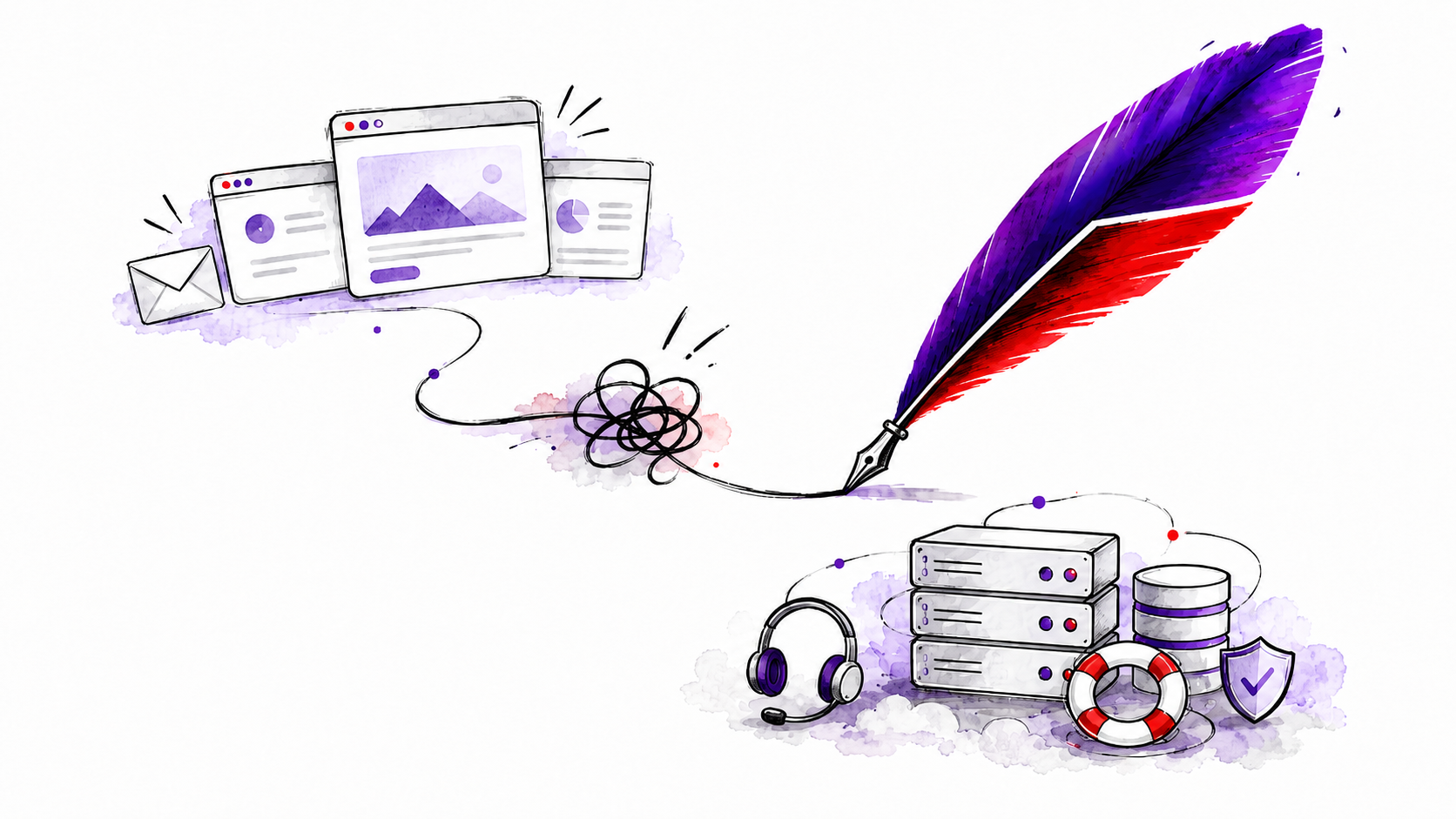 Client websites and email moving from a tangled setup toward Griffin support